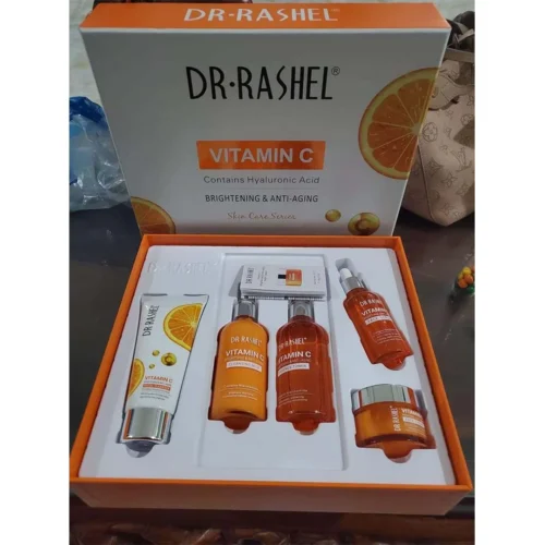 Dr.Rashel Vitamin C Brightening Skin Care Travel Set, 5-Pack