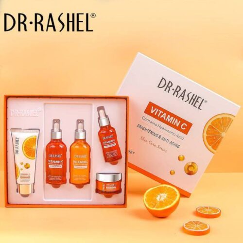 Dr.Rashel Vitamin C Brightening Skin Care Travel Set, 5-Pack